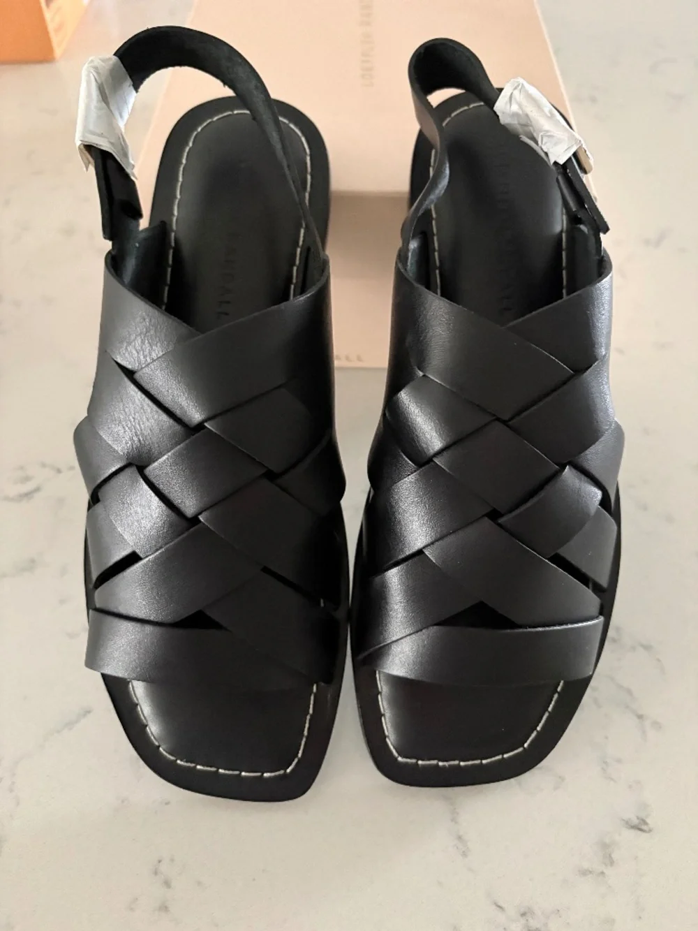 New in Box Loeffler Randall Leather Sandals - Picture 1 of 10